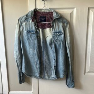 American Eagle Denim Shirt.